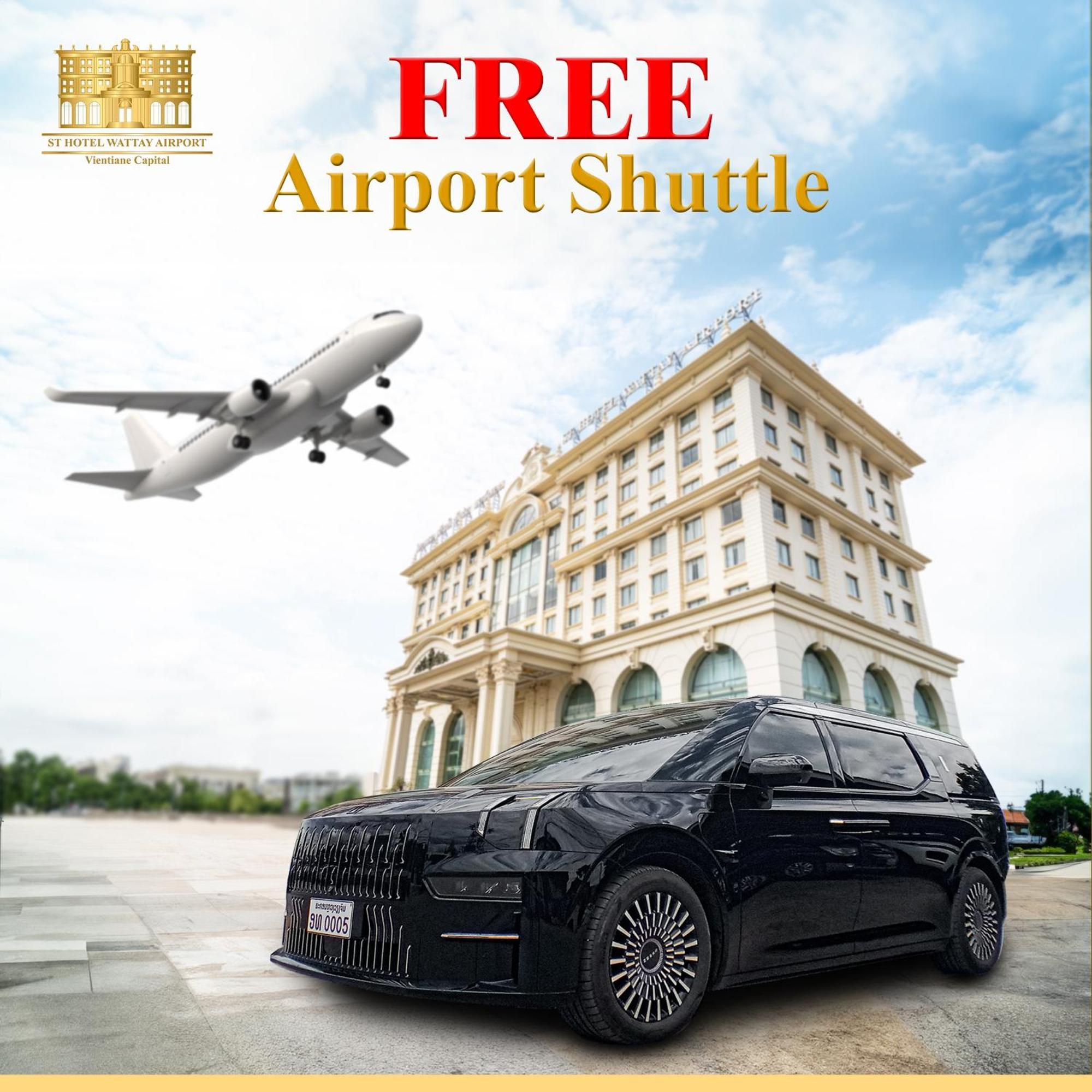 St Hotel Wattay Airport فيينتيان المظهر الخارجي الصورة