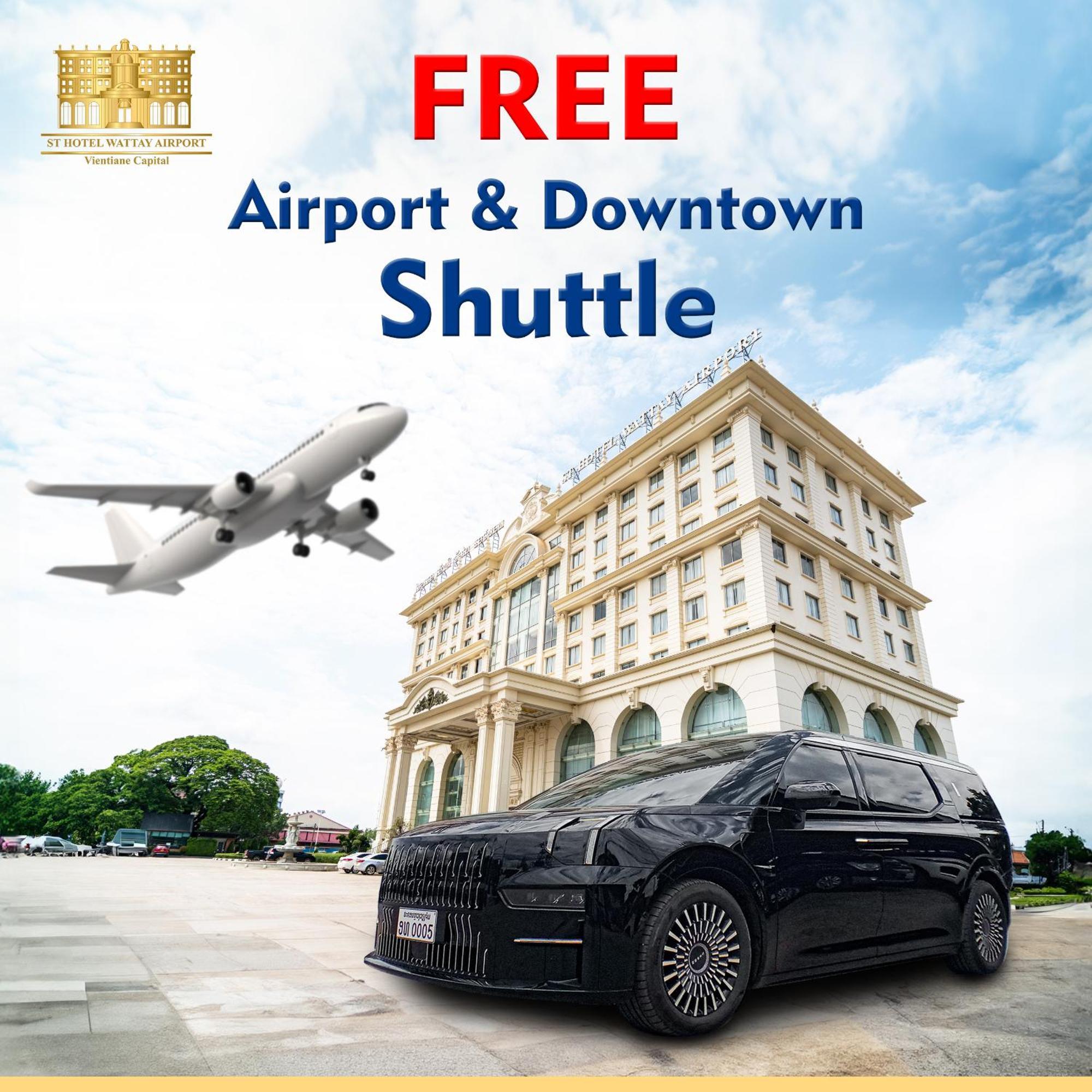 St Hotel Wattay Airport فيينتيان المظهر الخارجي الصورة